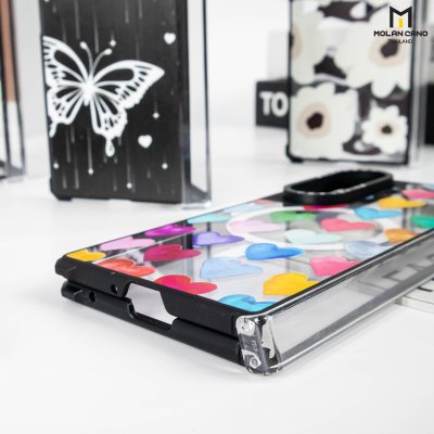 เคสใส Molan Cano สกีนลาย Samsung Z Fold 7 Metal Black with Magsafe