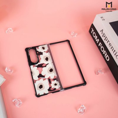 เคสใส Molan Cano สกีนลาย Samsung Z Fold 7 Metal Black with Magsafe