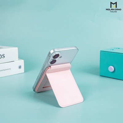 Molan Cano Magnetic Pocket Tripod Stand ขาตั้ง Smartphone พร้อมช่องเก็บบัตร แบบแม่เหล็ก