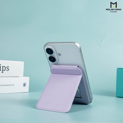Molan Cano Magnetic Pocket Tripod Stand ขาตั้ง Smartphone พร้อมช่องเก็บบัตร แบบแม่เหล็ก