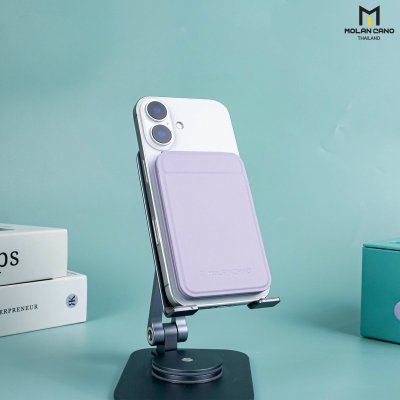 Molan Cano Magnetic Pocket Tripod Stand ขาตั้ง Smartphone พร้อมช่องเก็บบัตร แบบแม่เหล็ก