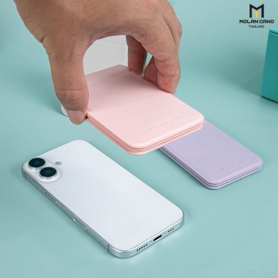 Molan Cano Magnetic Pocket Tripod Stand ขาตั้ง Smartphone พร้อมช่องเก็บบัตร แบบแม่เหล็ก