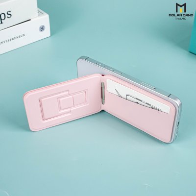 Molan Cano Magnetic Pocket Tripod Stand ขาตั้ง Smartphone พร้อมช่องเก็บบัตร แบบแม่เหล็ก