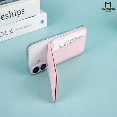 Molan Cano Magnetic Pocket Tripod Stand ขาตั้ง Smartphone พร้อมช่องเก็บบัตร แบบแม่เหล็ก