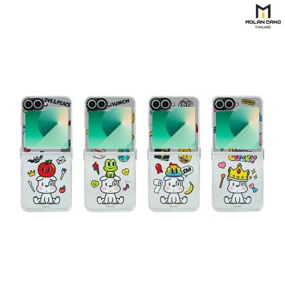 เคส Molan Cano Z Flip 6 ใสลายสวย กันกระแทก