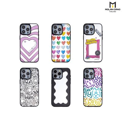 MOLAN CANO Collection Mirror เคสไอโฟนรุ่น ip15/15pro/15pro max เคส กระจก สกรีนลาย กันกระแทก