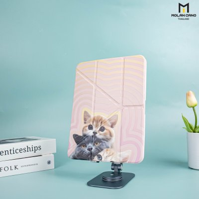Molan Cano Printing Case เคสไอแพด iPad Gen10 Multi stand หลังใส ฝาพับ สกีนลาย มีช่องเก็บปากกา
