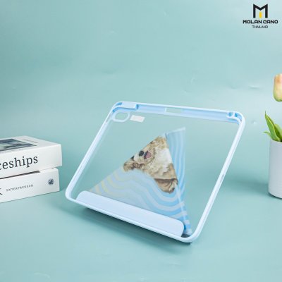 Molan Cano Printing Case เคสไอแพด iPad Gen10 Multi stand หลังใส ฝาพับ สกีนลาย มีช่องเก็บปากกา