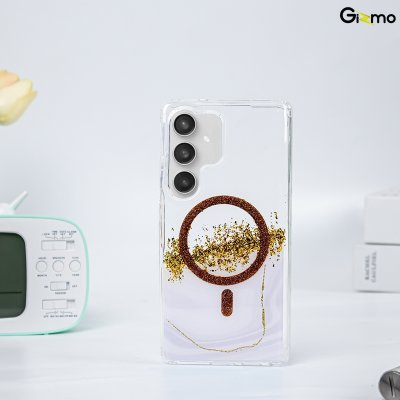 Gizmo Moonlight Series Magsafe เคสใสกลิตเตอร์ กันรอยขีดข่วน กันกระแทก สำหรับซัมซุง s25ultra