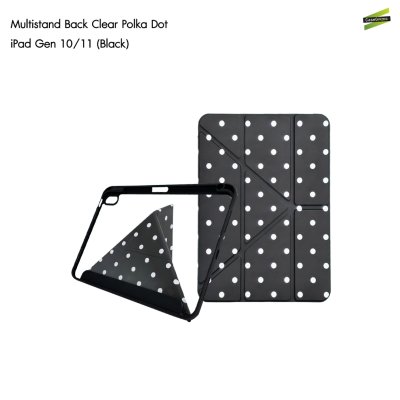 Gizmo เคส iPad Multistand Back Clear Case Polka Dot ฝาพับ Origami หลังใส ลายจุด มีช่องเก็บปากกา iPad Air 4-8/Pro 11(2022)/Gen 10-11