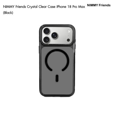 Nimmy Friends Crystal Clear with MagSafe สำหรับ iPhone 17/18 Series เคสใสคริสตัลขอบแต่งเมทัลลิก รองรับ MagSafe