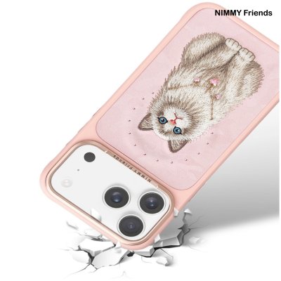 NIMMY Friends Lucky Fashion Series Magnetic Case เคสแม่เหล็กลายน้องแมวงานปัก
