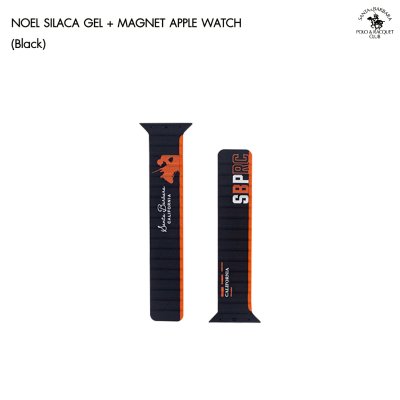 Polo Noel Watchband Santa Barbara สายนาฬิกาแม่เหล็กซิลิกาเจลทูโทน 42/44/45/49 mm. ลิขสิทธิ์แท้