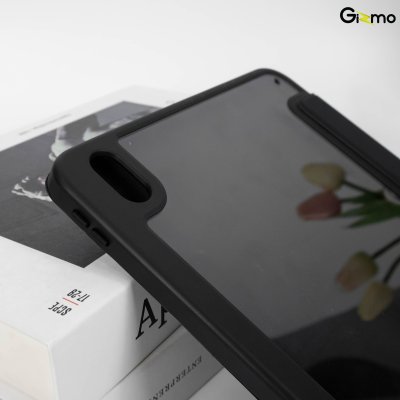 Gizmo New Jersey 2in1 Magnetic Case เคสถอดฝาได้ ฝาสีดำ-หลังใส iPad หลังใส ฝาพับ สกีนลาย มีช่องเก็บปากกา