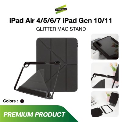 Gizmo New Jersey 2in1 Magnetic Case เคสถอดฝาได้ ฝาสีดำ-หลังใส iPad หลังใส ฝาพับ สกีนลาย มีช่องเก็บปากกา