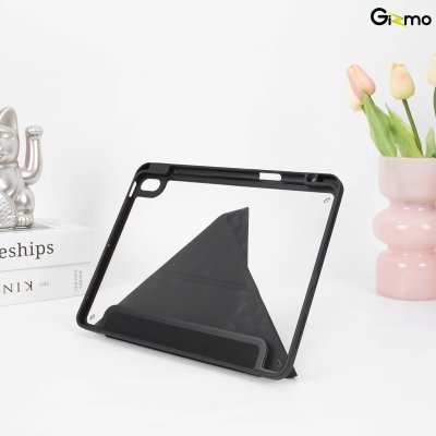 Gizmo New Jersey 2in1 Magnetic Case เคสถอดฝาได้ ฝาสีดำ-หลังใส iPad หลังใส ฝาพับ สกีนลาย มีช่องเก็บปากกา