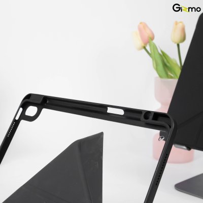Gizmo New Jersey 2in1 Magnetic Case เคสถอดฝาได้ ฝาสีดำ-หลังใส iPad หลังใส ฝาพับ สกีนลาย มีช่องเก็บปากกา