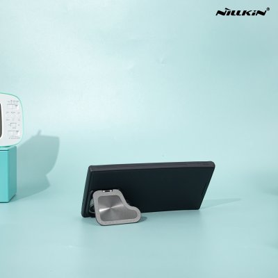 Nillkin Camshield Prop เคสกันกระทก ซิลิโคน มีที่ปิดเลนส์ ขาตั้ง รุ่น S24 Ultra ดำ/น้ำเงิน