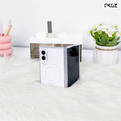 OKOZ ICE magsafe case for Samsung Z fold 8 series เคสใสแม่เหล็ก MagSafe