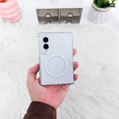 OKOZ ICE magsafe case for Samsung Z fold 8 series เคสใสแม่เหล็ก MagSafe