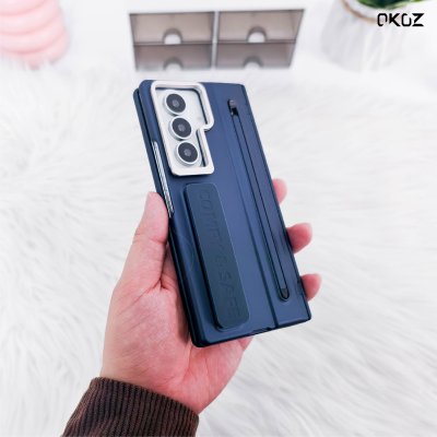 OKOZ Ritual Hold Series for Samsung Z Fold 8 Ultra เคสพร้อมฟิล์มหน้าจอ ช่องใส่ S Pen และสายคาดจับ