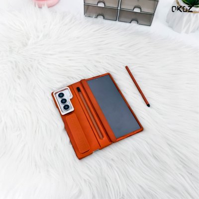 OKOZ Ritual Hold Series for Samsung Z Fold 8 Ultra เคสพร้อมฟิล์มหน้าจอ ช่องใส่ S Pen และสายคาดจับ