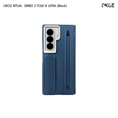 OKOZ Ritual Hold Series for Samsung Z Fold 8 Ultra เคสพร้อมฟิล์มหน้าจอ ช่องใส่ S Pen และสายคาดจับ