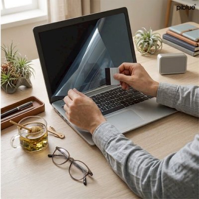 Piblue Anti Blue Light Filter ฟิล์มกรองแสงสีฟ้า ถนอมสายตา สำหรับ MacBook 13 NEO รุ่น A3404