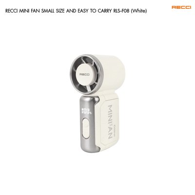 Recci mini High-Speed Handheld Fan พัดลมพกพาพกพาสบาย รุ่น RLS-F08
