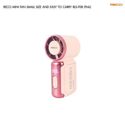 Recci mini High-Speed Handheld Fan พัดลมพกพาพกพาสบาย รุ่น RLS-F08
