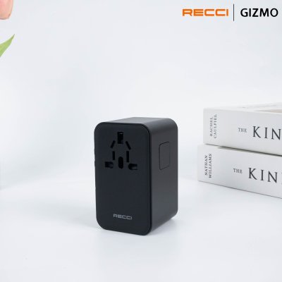 Recci หัวแปลงปลั๊กไฟ Universal PD 35W Retractable รุ่น RCG-P06