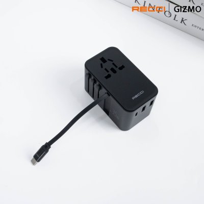 Recci หัวแปลงปลั๊กไฟ Universal PD 35W Retractable รุ่น RCG-P06