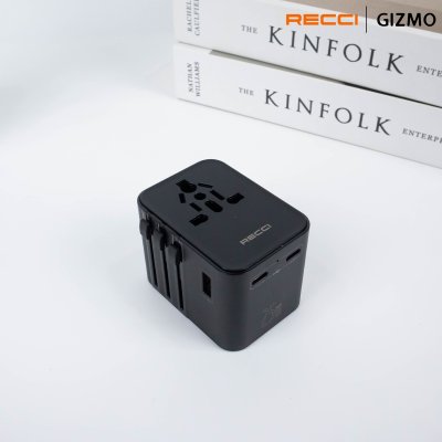 Recci หัวแปลงปลั๊กไฟ Universal PD 25W Retractable รุ่น RCG-P10