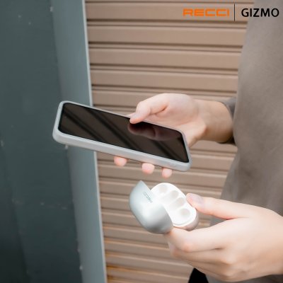 Recci หูฟังไร้สาย Ear Clip Wireless Earphones รุ่น REP-W89 Rose Gold