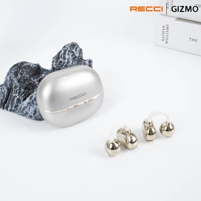 Recci หูฟังไร้สาย Ear Clip Wireless Earphones รุ่น REP-W89 Rose Gold