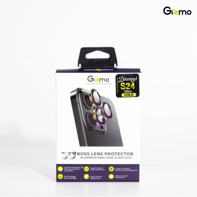Gizmo ฟิล์มเลนส์กากเพรช 3D for Samsung S24 ultra รุ่น Diamond lens Protector ปกป้องมากถึง3เท่า GL-003