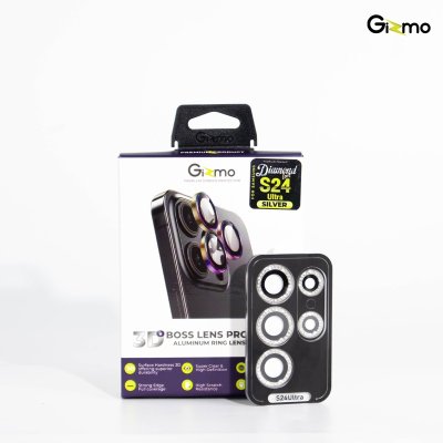 Gizmo ฟิล์มเลนส์กากเพรช 3D for Samsung S24 ultra รุ่น Diamond lens Protector ปกป้องมากถึง3เท่า GL-003