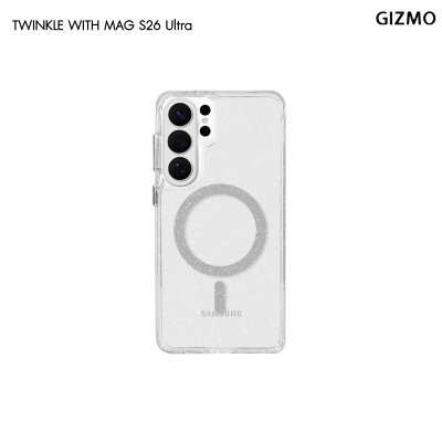 Gimzo Case Twinkle MagSafe S26 Series เคสใสกลิตเตอร์ รองรับ MagSafe