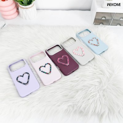 Wekome (WPC-057) Sweetheart Stand Case iPhone 17/18 Series เคสพร้อมขาตั้งหัวใจพับได้ รองรับ Magsafe
