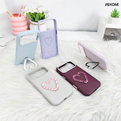 Wekome (WPC-057) Sweetheart Stand Case iPhone 17/18 Series เคสพร้อมขาตั้งหัวใจพับได้ รองรับ Magsafe