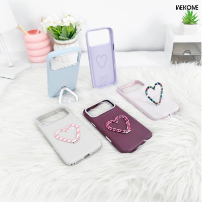 Wekome (WPC-057) Sweetheart Stand Case iPhone 17/18 Series เคสพร้อมขาตั้งหัวใจพับได้ รองรับ Magsafe