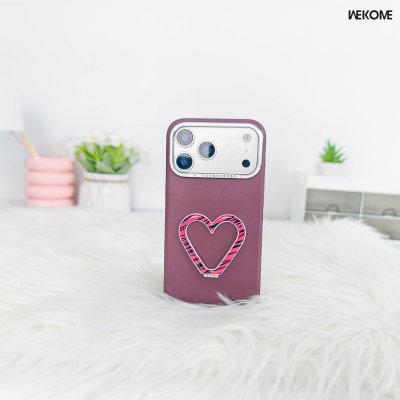 Wekome (WPC-057) Sweetheart Stand Case iPhone 17/18 Series เคสพร้อมขาตั้งหัวใจพับได้ รองรับ Magsafe