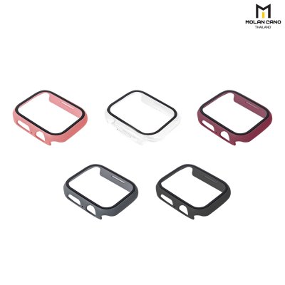 Molan cano Slim case เคสพร้อมกระจกกันรอยหน้าจอ Apple Watch แถมกรอบใสในกล่อง