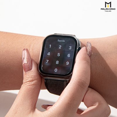 Molan cano Slim case เคสพร้อมกระจกกันรอยหน้าจอ Apple Watch แถมกรอบใสในกล่อง