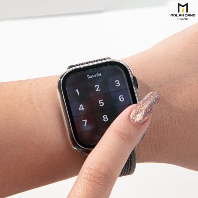 Molan cano Slim case เคสพร้อมกระจกกันรอยหน้าจอ Apple Watch แถมกรอบใสในกล่อง