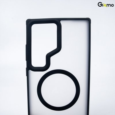 Gizmo Fusion Strong-X magsafe ขอบดำ เคสซัมซุง เคสขุ่น เคสรองรับ MagSafe เนื้อสำผัสแมท กันกระแทก กันเลนส์กล้อง S24 Ultra