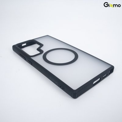Gizmo Fusion Strong-X magsafe ขอบดำ เคสซัมซุง เคสขุ่น เคสรองรับ MagSafe เนื้อสำผัสแมท กันกระแทก กันเลนส์กล้อง S24 Ultra