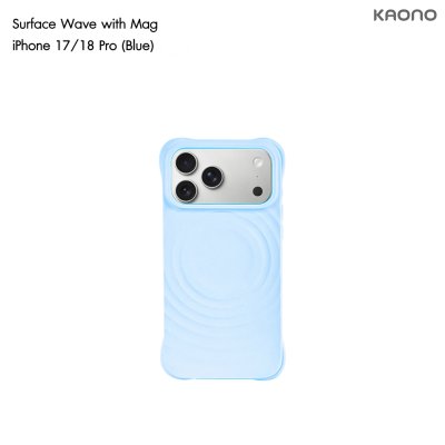 KAONO Surface Wave with MagSafe iPhone 17/18 Series เคสไอโฟนดีไซน์ลอนคลื่น