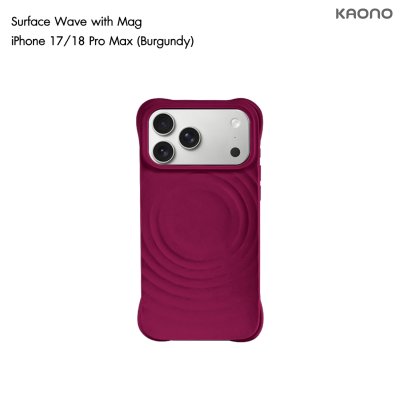 KAONO Surface Wave with MagSafe iPhone 17/18 Series เคสไอโฟนดีไซน์ลอนคลื่น