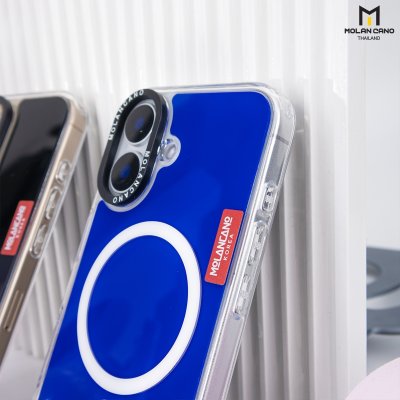 Molan Cano Tranparent Crystal Color Magsafe กันรอยขีดข่วน กันกระแทก เคสชาร์จได้ for iPhone 16/16+/16pro/16Pro max